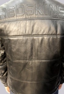 Blouson en cuir RedSkins homme noir Lawford