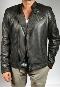 Blouson en cuir MINESOTA STARTER