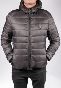Doudoune en tissu Redskins homme Black / Camouflage