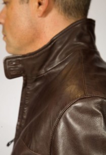 Blouson Cuir Homme Werner-Lamb-Sigma-100536-Brown