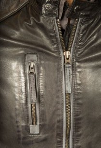 Blouson Giorgio Cuir Homme JOHN-WODY-noir-gris