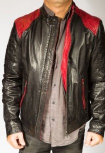 Blouson Cuir Homme Daytona CODY Sheep-tiger-rouge