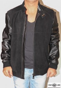 Blouson Cuir Homme Giovanni Daim/Cuir Agneau