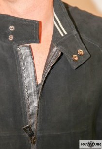 Blouson Cuir Homme Giovanni Daim/Cuir Agneau