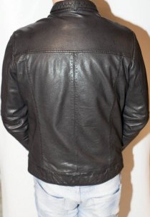 Blouson Cuir Homme LPB MIKA LAM KIMAYA noir