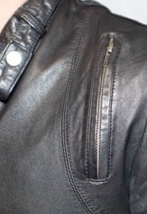 Blouson Cuir Homme LPB MIKA LAM KIMAYA noir