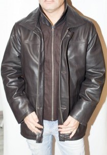 Veste Cuir Homme REVACUIR Marco Noir