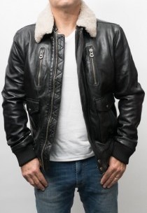 Blouson Pilote cuir Daytona Rafal Noir