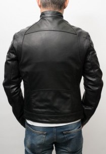 Blouson en cuir ROBY NOIR 