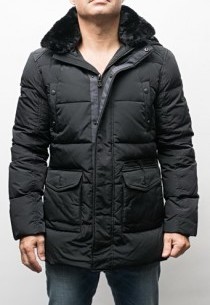 Parka Izac col amovible Ianisto Noir