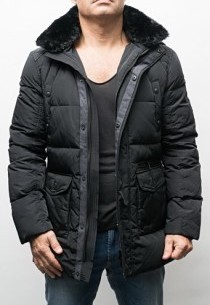 Parka Izac col amovible Ianisto Noir