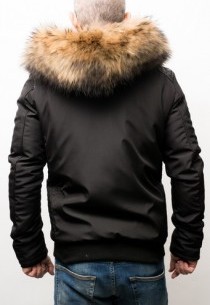 Blouson Doudoune Homme Horspist Hagen Noir . Exclusivité magasin