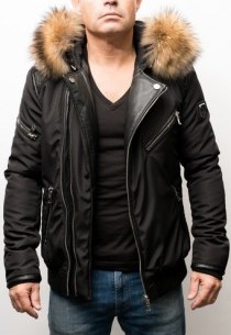Blouson Doudoune Homme Horspist Hagen Noir . Exclusivité magasin