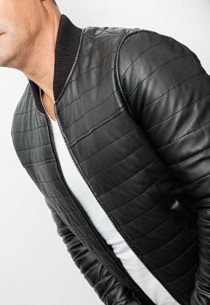 Blouson cuir Oakwood Urban noir