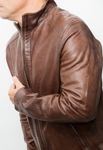 veste cuir pour homme