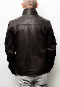 Blouson Cuir  Milestone Virgilio noir