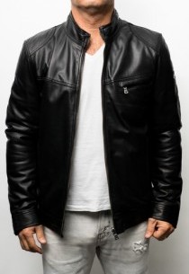 Blouson Cuir  Milestone Daran Noir