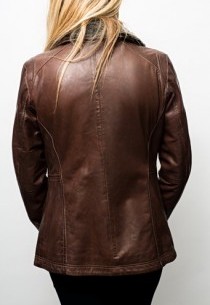 blouson cuir agneau pour femme