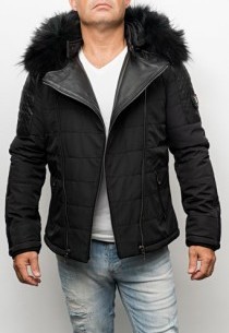 Blouson Ventiuno Modena Noir Col Noir