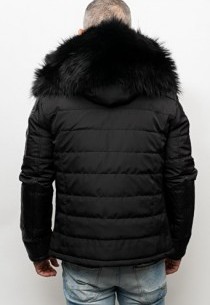 Blouson Ventiuno Modena Noir Col Noir