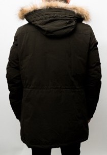 Veste Capuche Fourrure  Milestone Gérald Vert
