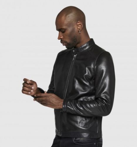 Blouson cuir homme Redskins Macqueen noir