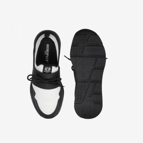 SNEAKERS AUTEUIL NOIR ET BLANCHES HORSPIST HOMME