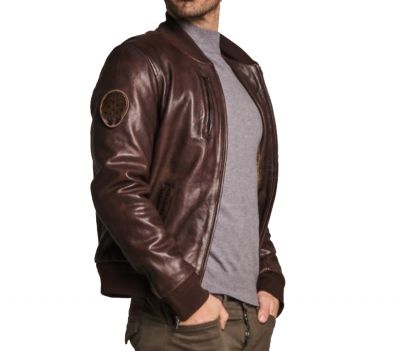 BLOUSON CUIR PATROUILLE DE FRANCE RICK ALPHA
