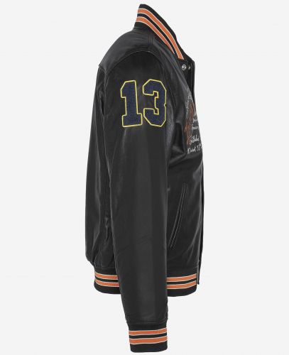 BOMBER EN CUIR HOMME SCHOTT  LCTEDDY NOIR 