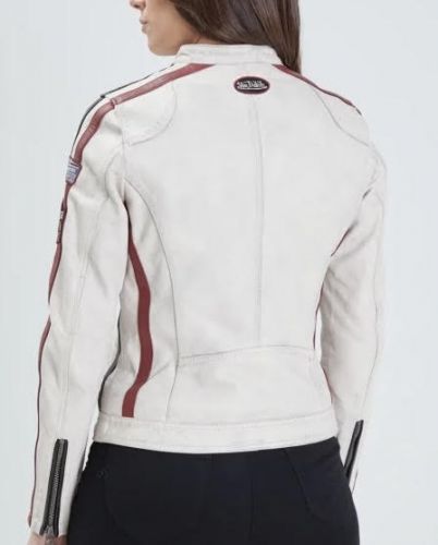 OLA VON BLOUSON CUIR FEMME BANC 