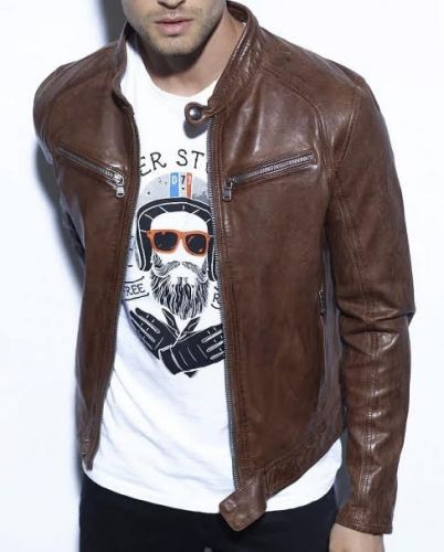 BLOUSON EN CUIR HOMME DUSTIN BISON 