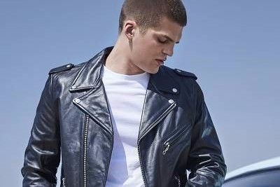 SCHOTT perfecto en cuir